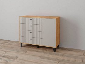 Комод «Катрин-13» (дуб крафт золотой/сантьяго софт) в Якутске - yakutsk.mebel-nsk.ru | фото