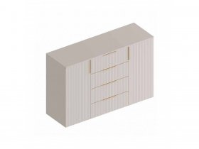 Комод с 4 ящ., 2створ. «Тефия» (тефия/софт сантьяго) в Якутске - yakutsk.mebel-nsk.ru | фото