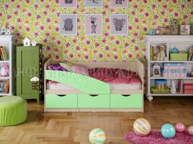 Кровать детская Бабочки 1,8 м в Якутске - yakutsk.mebel-nsk.ru | фото
