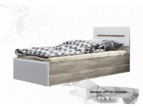 Кровать односпальная Наоми КР-12 в Якутске - yakutsk.mebel-nsk.ru | фото