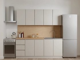 Кухонный гарнитур Мори 2,0 м (сатин) в Якутске - yakutsk.mebel-nsk.ru | фото