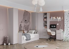 Модульная детская «Тефия» (тефия/софт сантьяго) в Якутске - yakutsk.mebel-nsk.ru | фото