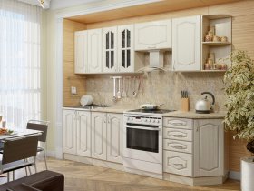 Модульная кухня Классика-1 (дуб молочный) в Якутске - yakutsk.mebel-nsk.ru | фото