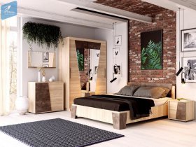Модульная спальня Санремо в Якутске - yakutsk.mebel-nsk.ru | фото