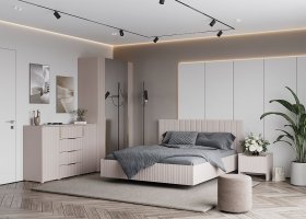 Модульная спальня «Тефия» (тефия/софт сантьяго) в Якутске - yakutsk.mebel-nsk.ru | фото