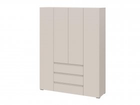Шкаф четырехстворчатый с ящиками Люмо ШК-05 в Якутске - yakutsk.mebel-nsk.ru | фото