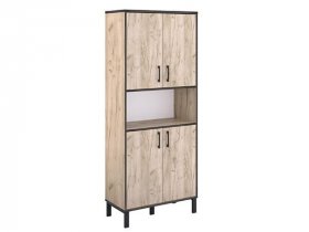 Шкаф для документов Шк050.0 Гермес лофт (дуб крафт серый) в Якутске - yakutsk.mebel-nsk.ru | фото