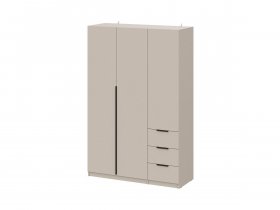 Шкаф трехстворчатый с ящиками ШК-22 (меланж) в Якутске - yakutsk.mebel-nsk.ru | фото